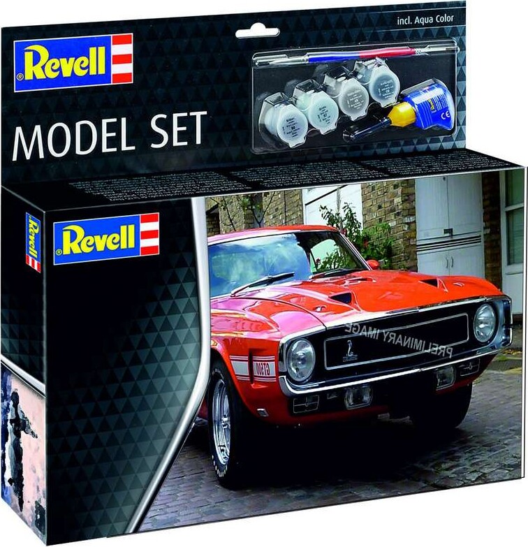 Revell - Ford Mustang Shelby Gt500 Bil Byggesæt - 1:25 - 67729