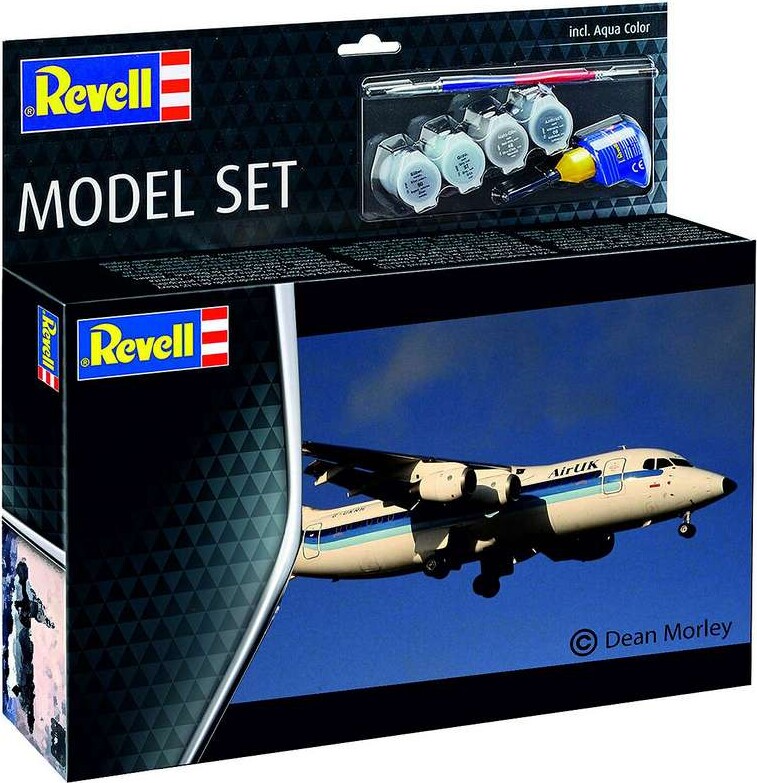 Revell - Model Set - Bae 146 Rj85 Fly Byggesæt - 1:144 - 63791