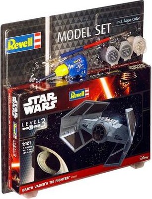 Revell - Star Wars - Darth Vaders Tie Fighter - 1:121 - Level 3 - 63602