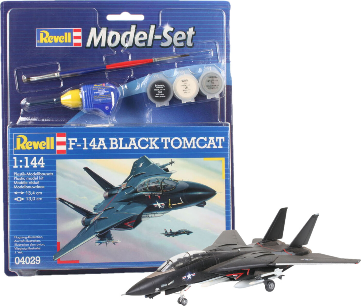 Billede af Revell - F-14a Black Tomcat Modelfly - 1:144 - 64029 hos Gucca.dk