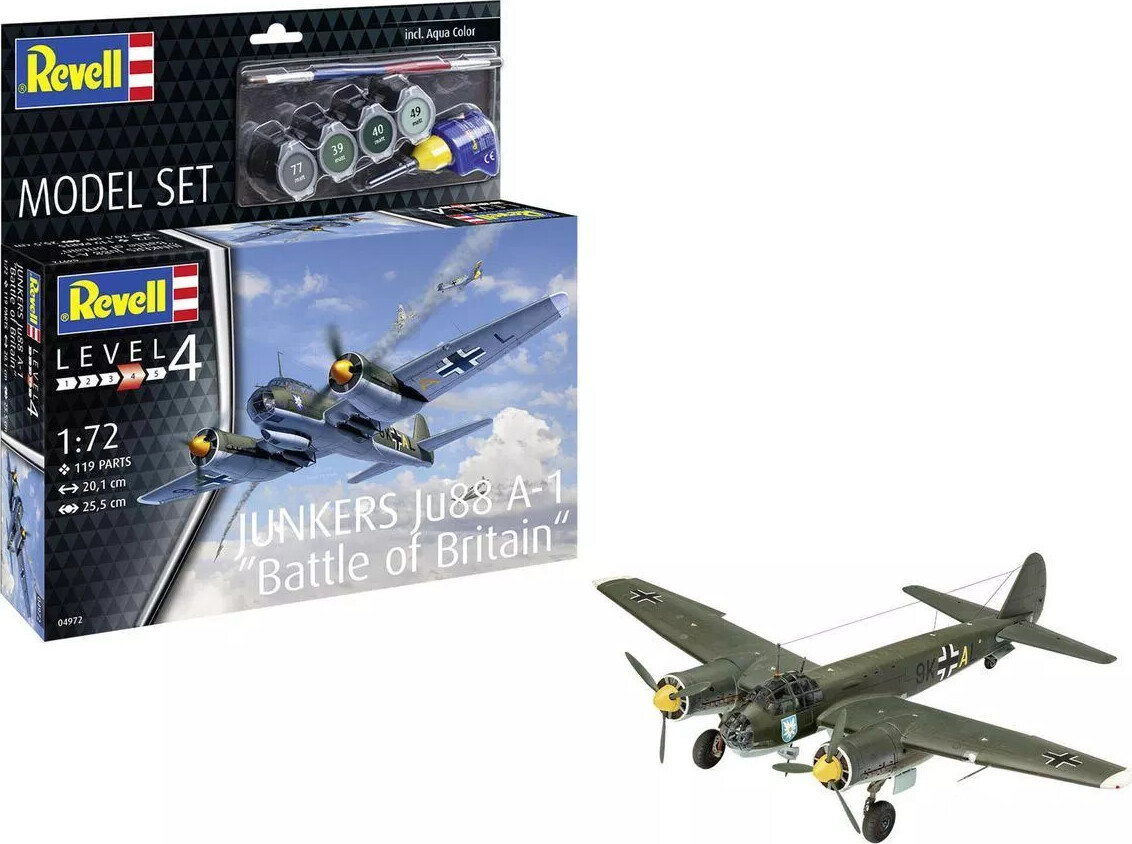 Revell - Junkers Ju88 A-1 - Battle Of Britain Fly - 1:72 - 04972