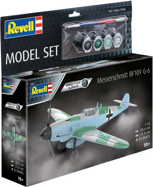 Revell - Messerschmitt Bf109g-6 Easy-click-system - 1:32 - 63653