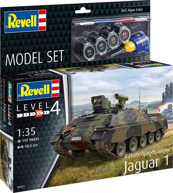 Revell - Jaguar 1 Raketenjagdpanzer Byggesæt - 1:35 - 63353