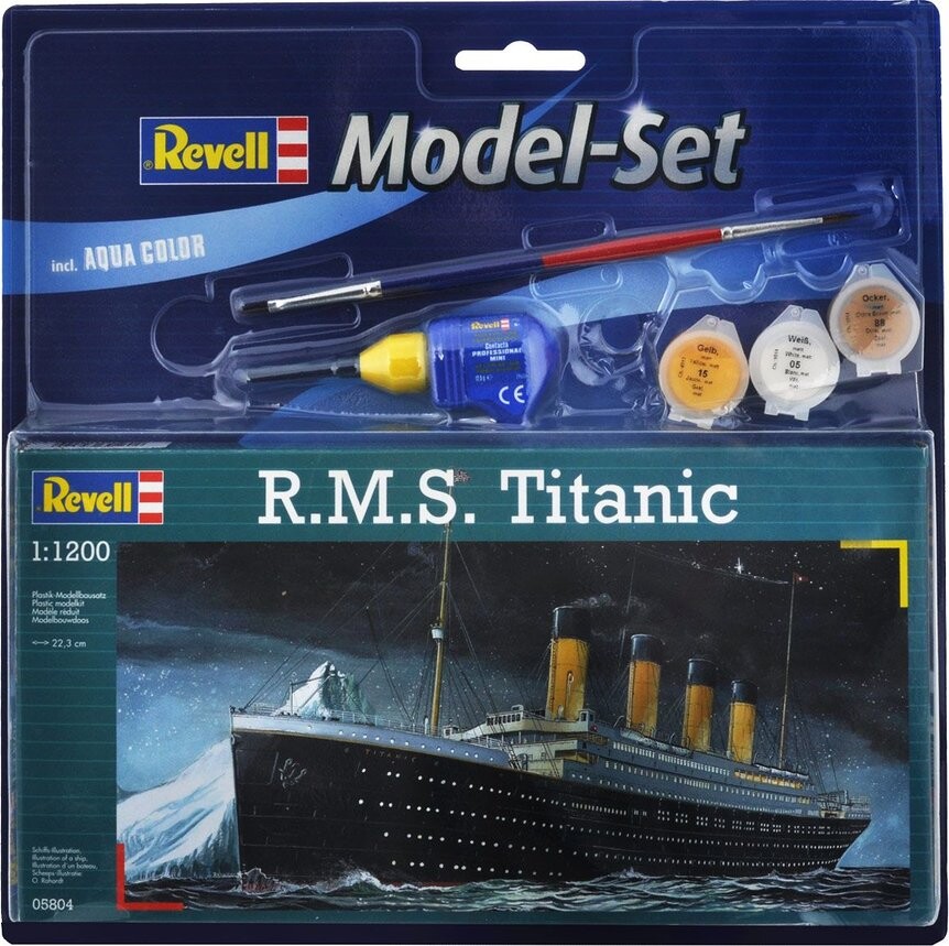 Billede af Revell - Rms Titanic Model Skib Byggesæt Inkl. Maling - 1:1200 - 65804