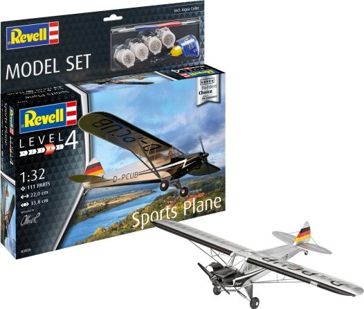 Revell - Sports Plane Fly Byggesæt - 1:32 - Level 4 - 63835