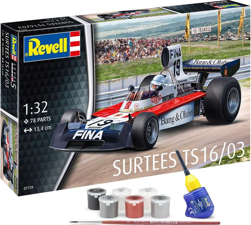 Revell - Surtees Ts16/03 Bil Byggesæt - 1:32 - Level 5 - 67739