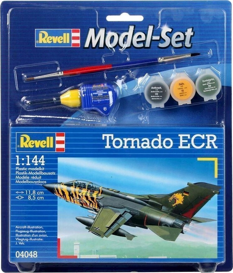 Billede af Revell - Tornado Ecr Fly Byggesæt Inkl. Maling - 1:144 - 64048