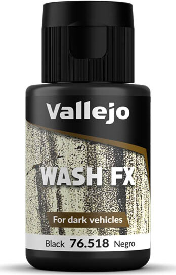 Vallejo - Model Wash - Black - Wash Fx - 35 Ml