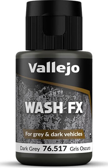 Se Vallejo - Model Wash - Dark Grey - 35 Ml hos Gucca.dk