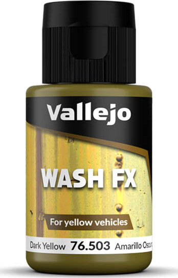 Vallejo - Model Wash - Dark Yellow - Wash Fx - 35 Ml