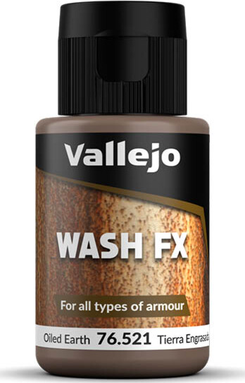 Vallejo - Model Wash - Oiled Earth - Wash Fx - 35 Ml