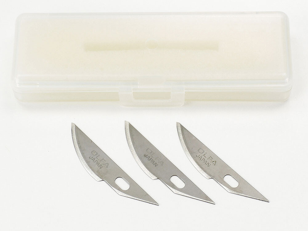 Tamiya - Modeler's Knife Pro Curved Blades - 3 Stk - 74100