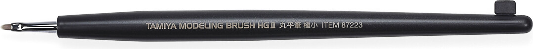 Tamiya - Modeling Brush Hg Ii Rounded Flat Brush - Extra Smal - 87223