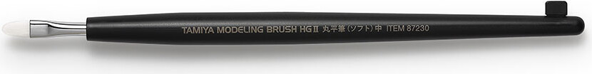 Modeling Brush Hg Ii Rounded Flat Brush Soft (medi - 87230 - Tamiya