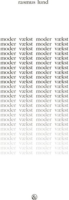 Billede af Moder Vækst - Rasmus Lund - Bog
