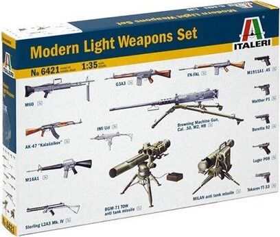 Se Italeri - Modern Light Weapons Set - 1:35 - 6421 hos Gucca.dk