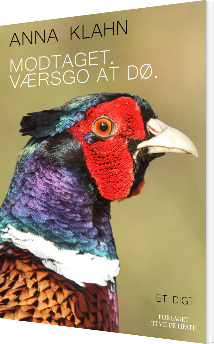 Modtaget. Værsgo At Dø - Anna Klahn - Bog