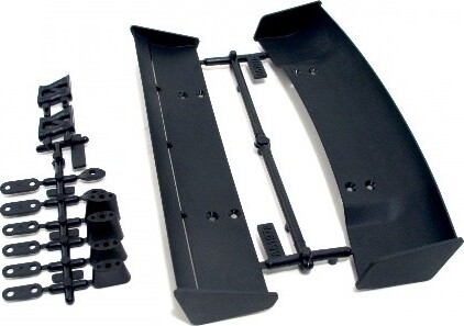 Molded Wing Set (2 Types/1/10 Scale/black) - Hp85197 - Hpi Racing