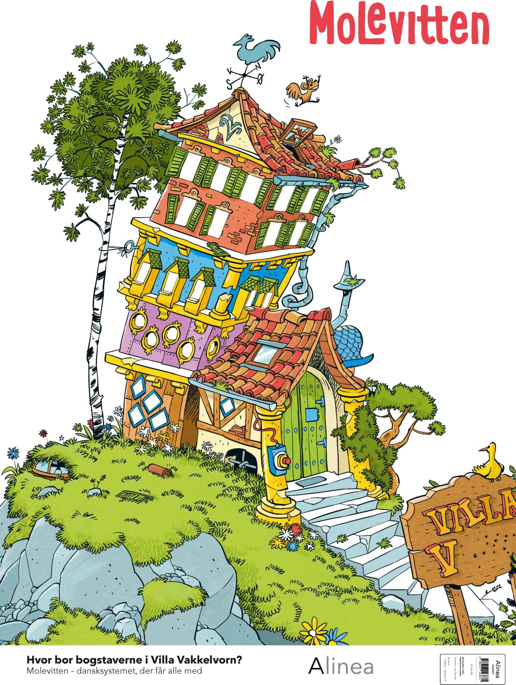 Molevitten, 0. Kl., Villa Vakkelvorn Plakat