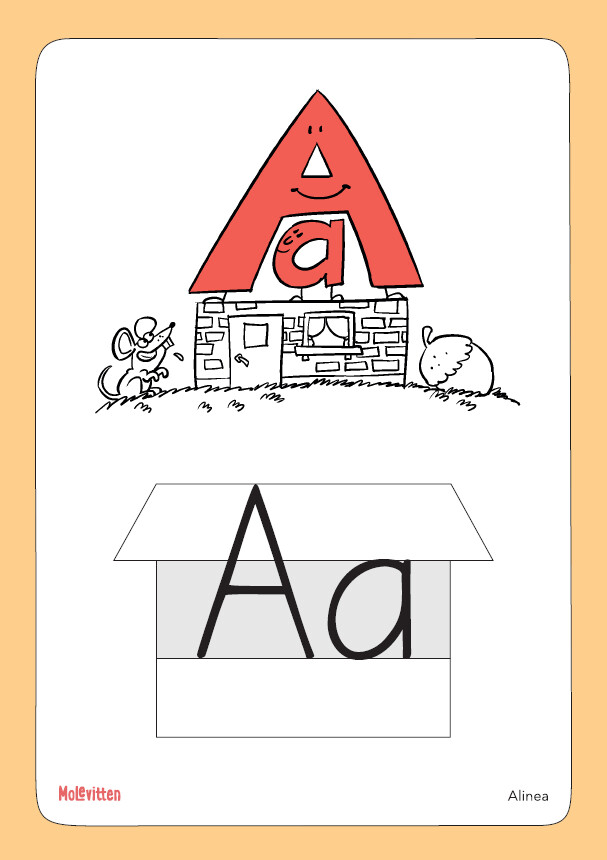 Molevitten, Bogstavkort - Pernille Frost - Bog