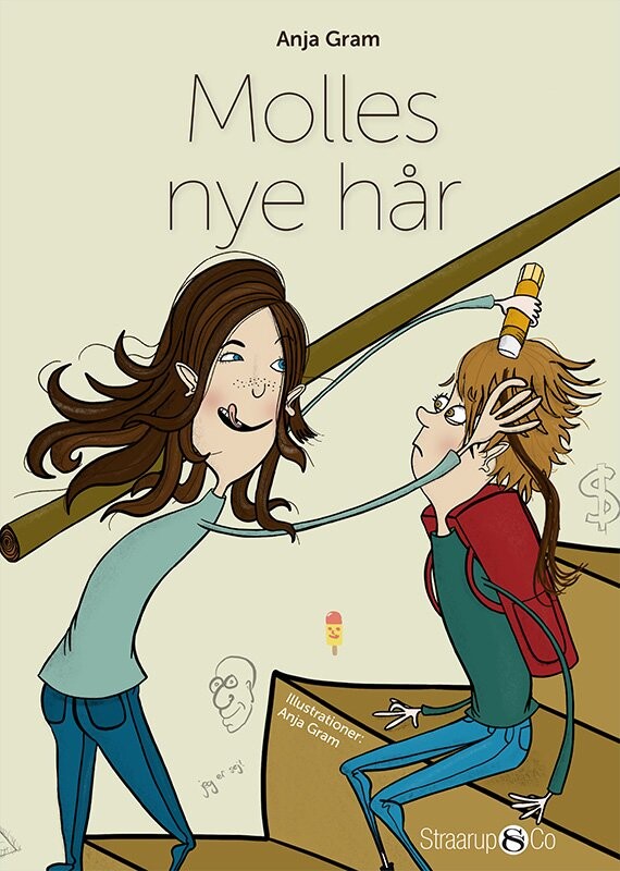 Billede af Molles Nye Hår - Anja Gram - Bog
