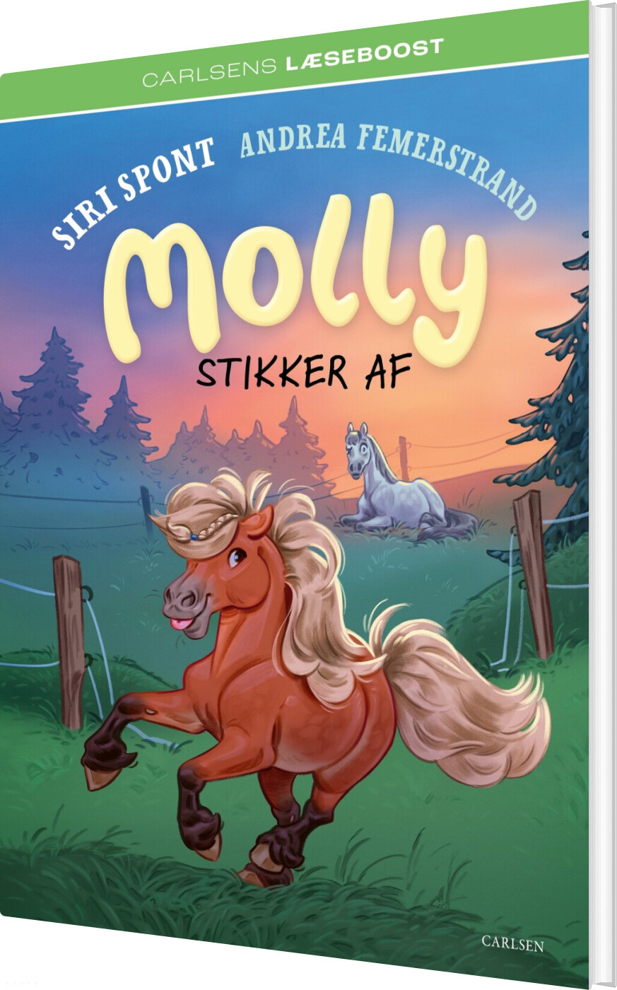 Billede af Carlsens Læseboost - Molly Stikker Af - Siri Spont - Bog