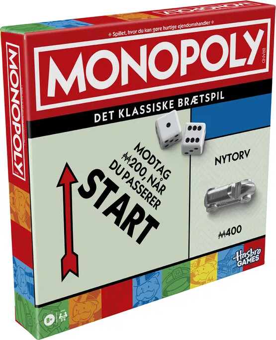 Monopoly - Det Klassiske Brætspil - Hasbro Games G0009 - Hasbro Gaming