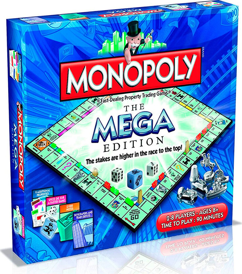 Billede af Monopoly - The Mega Edition - (2017 Edition) - Engelsk hos Gucca.dk