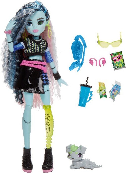 Monster High - Frankie Stein Core Doll - Dukke Med Tilbehør