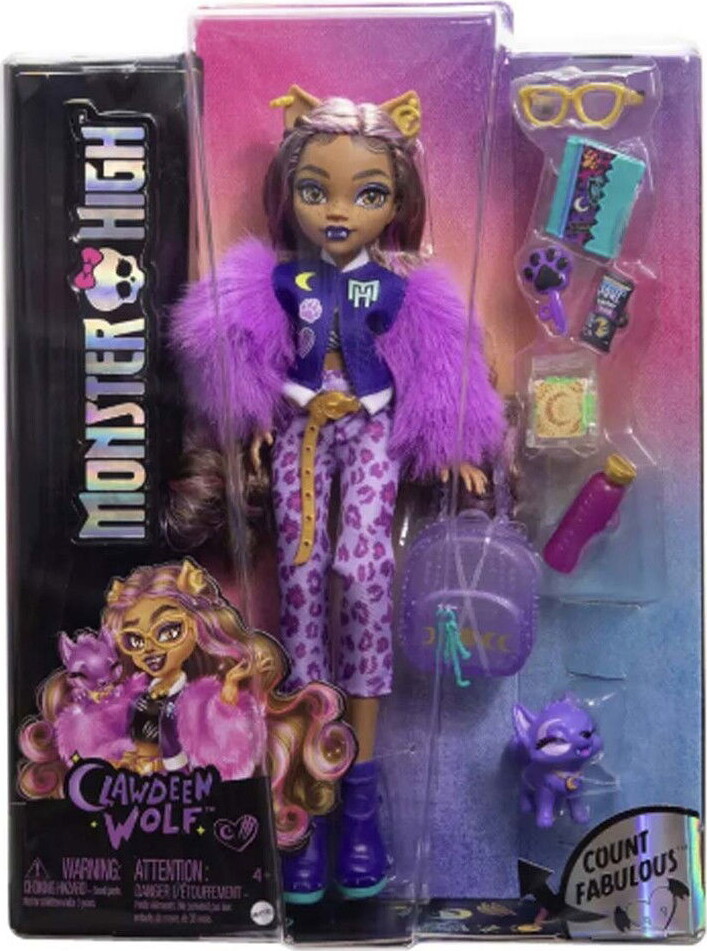 Monster High Dukke - Clawdeen Wolf