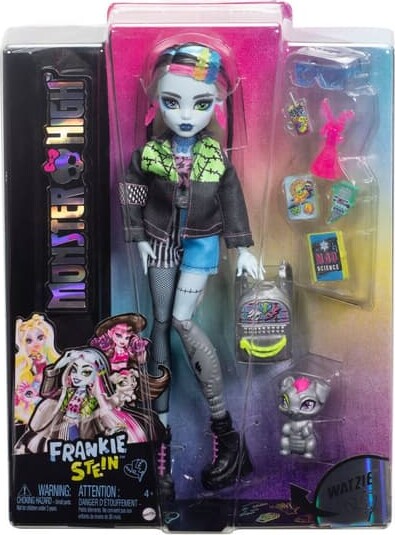 Monster High Dukke - Frankie Med Kæledyr