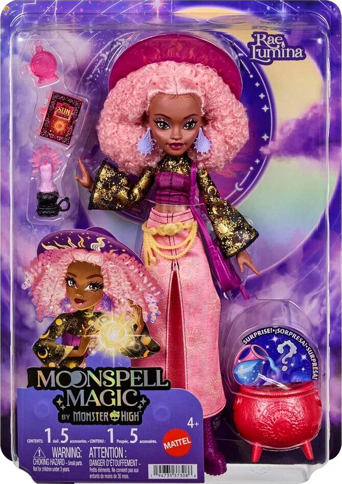 Monster High - Rae Lumina Moonspell Magic - Mattel Jmb91