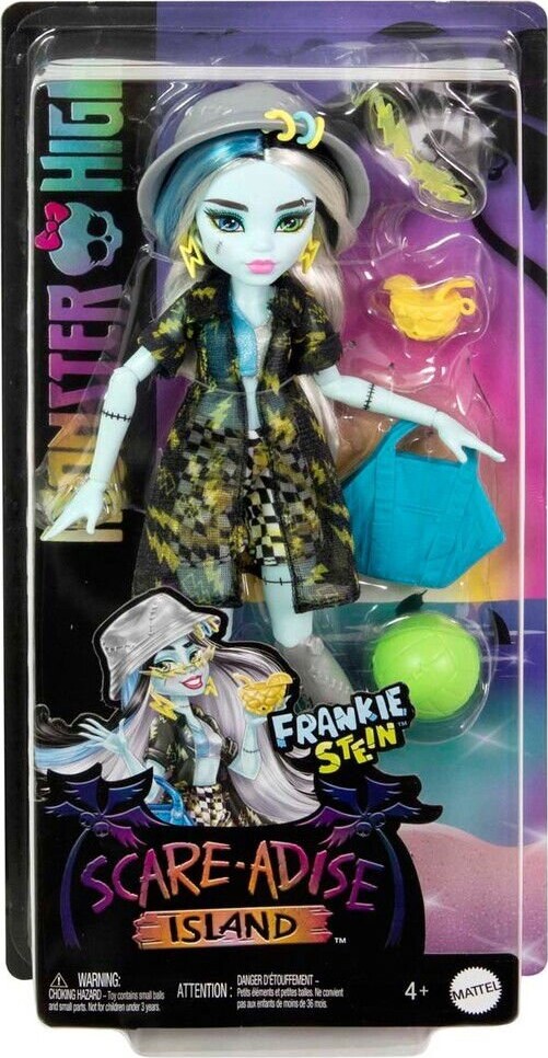 Monster High Dukke - Frankie - Scare-adise Island