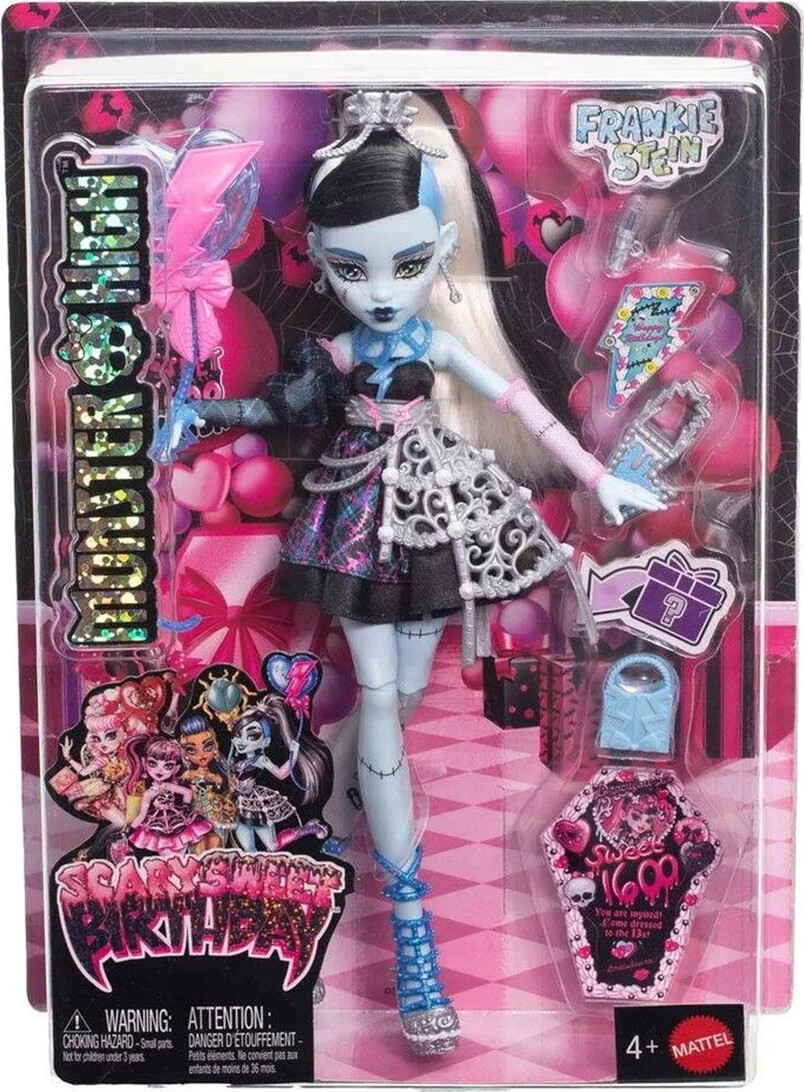 Monster High Dukke - Scary Sweet Birthday - Assorteret