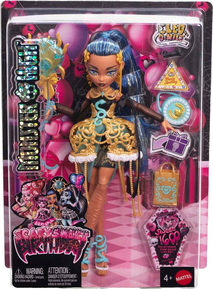 Monster High - Skræmmende Sød Fødselsdag - Frankie Stein Dukke