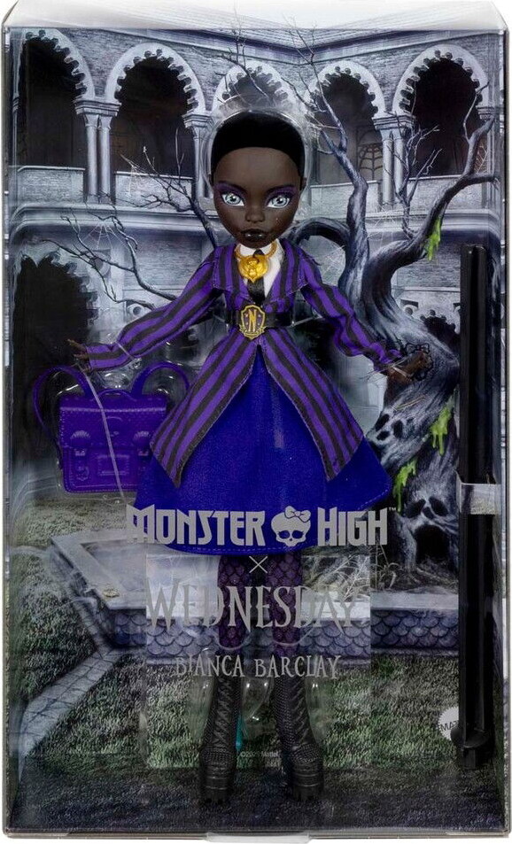 Monster High X Wednesday - Bianca Core Dukke - Mattel Jdr71