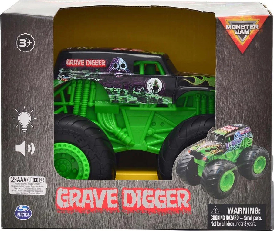 Monster Jam - 1:24 Truck Med Lys & Lyd Assorterede