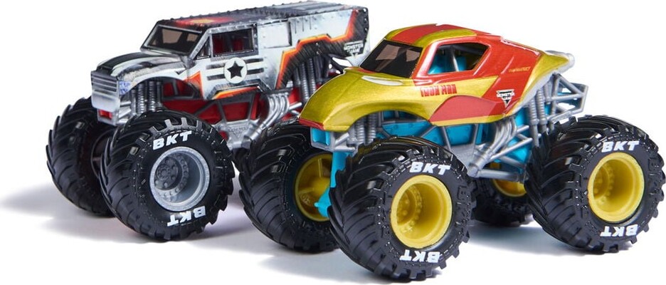 Monster Jam 1:64 Marvel 2-pk Iron:war Machine