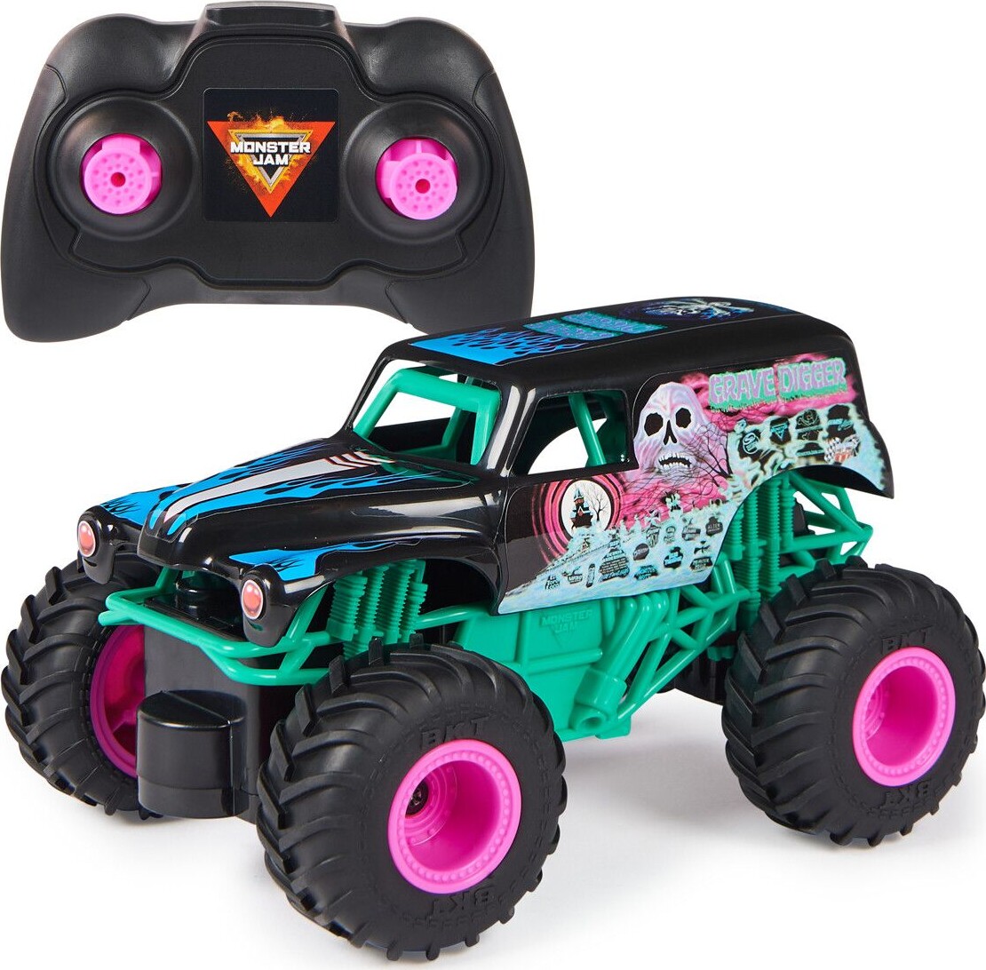 Monster Jam Rc 1:24 - Neon Grave Digger (6068268)