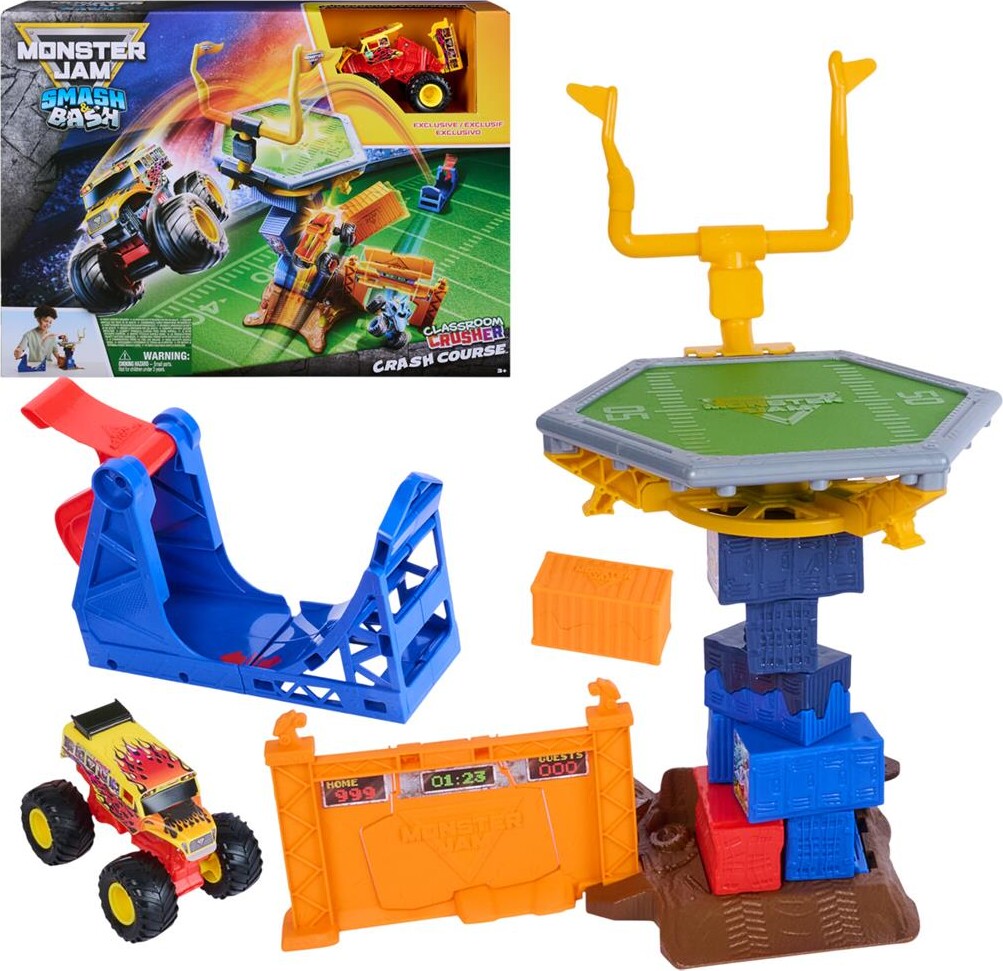 Monster Jam - Smash & Bash Crash Course Playset