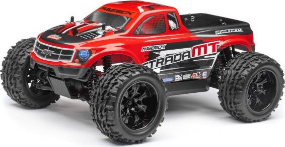 Monster Truck Painted Body Red (mt) - Mv22744 - Maverick Rc