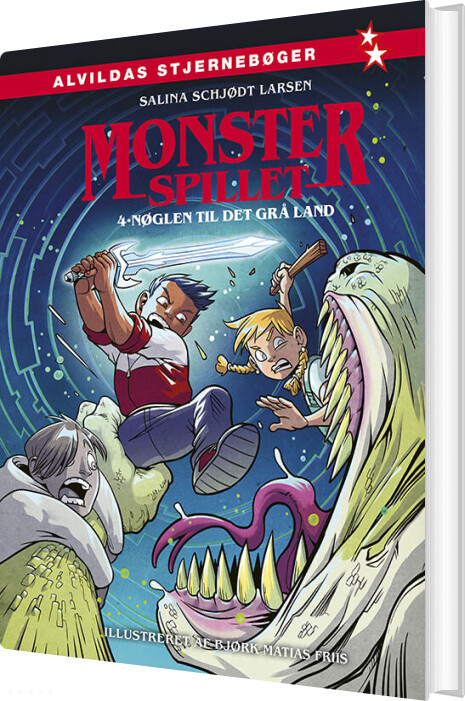 Monsterspillet 4: Nøglen Til Det Grå Land - Salina Schjødt Larsen - Bog