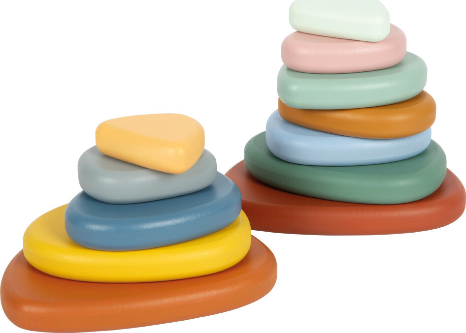 Small Foot - Wooden Montessori River Rocks Balance Game FSC