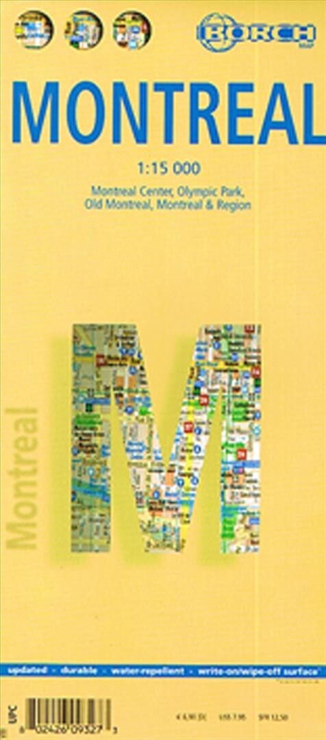 Montreal - Borch Maps  - English book