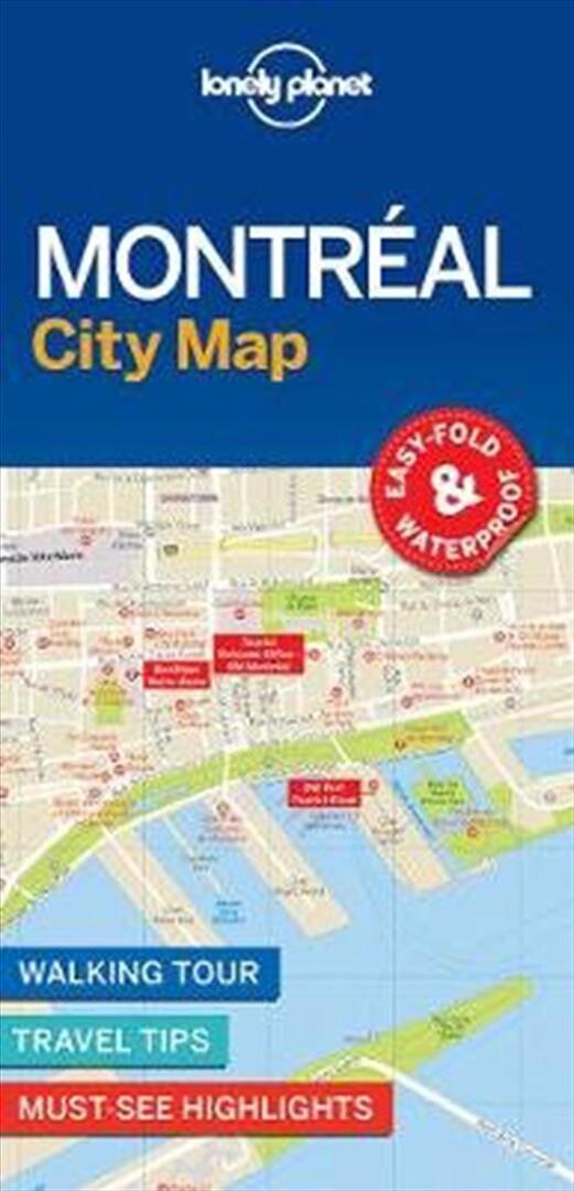 Billede af Montreal City Map - Lonely Planet - English Book
