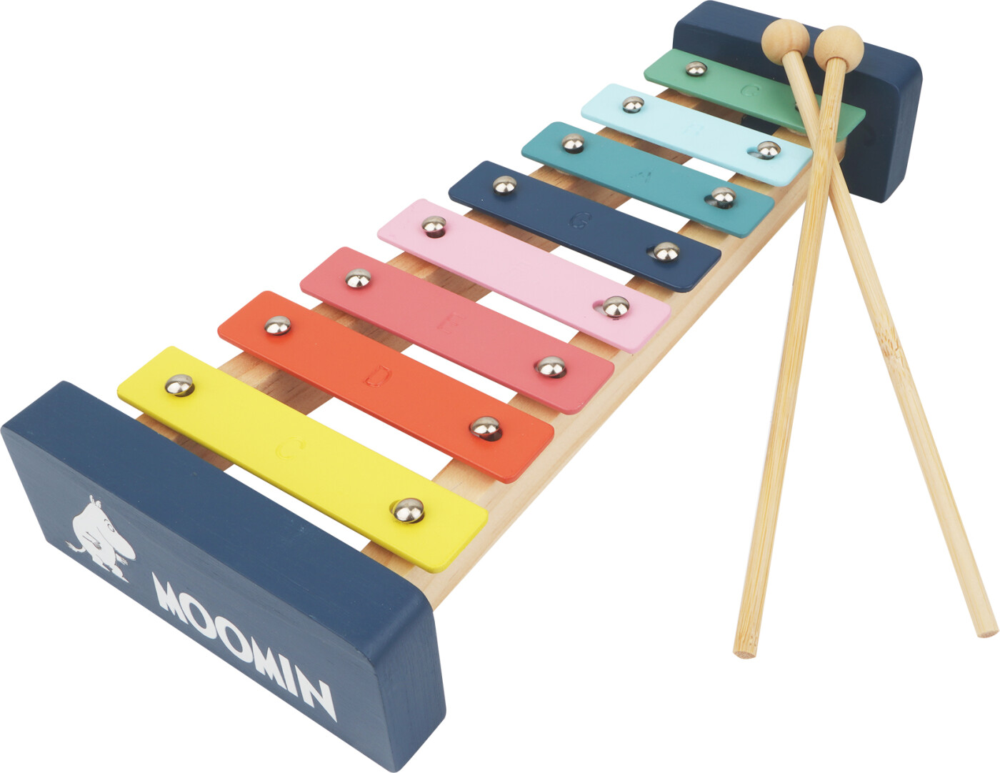 Xylofon I Metal Og Træ Til Børn - Mumitroldene