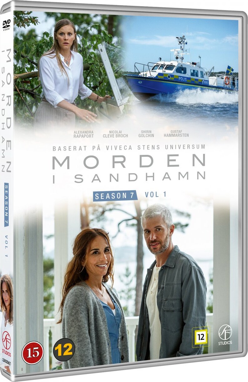 Mord I Skærgården - Sæson 7 - Vol. 1 / Morden I Sandhamn - DVD - Tv-serie