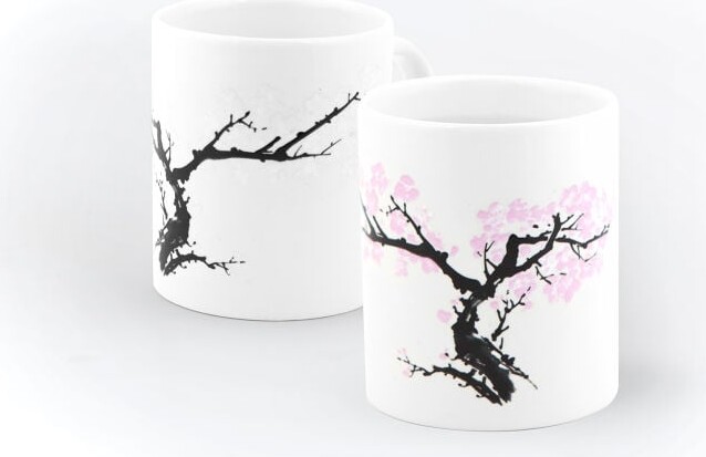 Farveskiftende Krus - Cherry Blossom - Kikkerland - 325 Ml