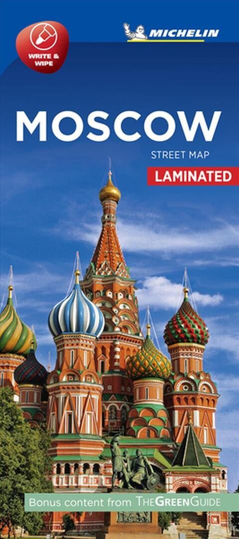 Billede af Moscow Street Map Laminated - Diverse - English Book