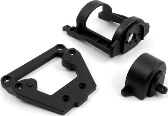 Blackzon - Motor Mount + Front Steering Plate Sæt - 540130